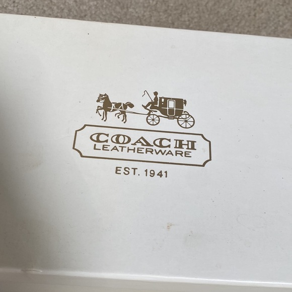 Coach Ariza Warm Pewter Leather Ballet Flats Size 7.5 - Picture 4 of 7